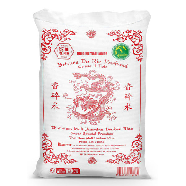 BRISURE DE RIZ PARFUMÉ CASSÉ 1 FOIS, THAÏLANDE - LOTUS