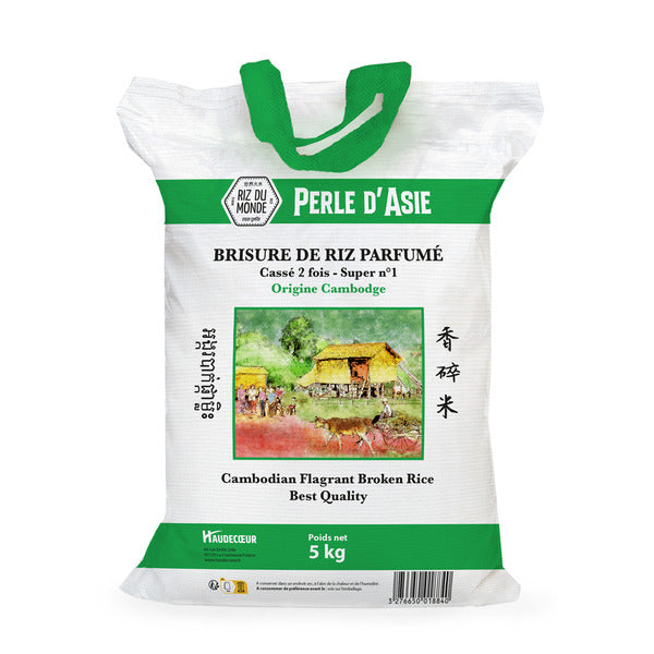 BRISURE DE RIZ PARFUMÉ CASSÉ 2 FOIS, CAMBODGE - PERLE D'ASIE